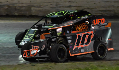 side by side for the lead