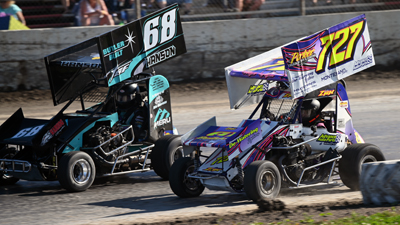 side by side for the lead