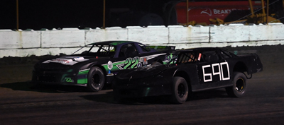 side by side for the lead