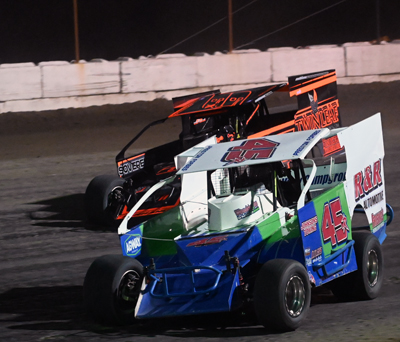 side by side for the lead