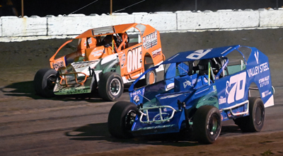 side by side for the lead