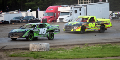 with the lead off of turn 2 with the lead off of turn 2