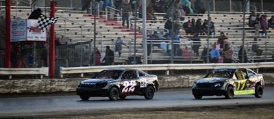 down to the checkered