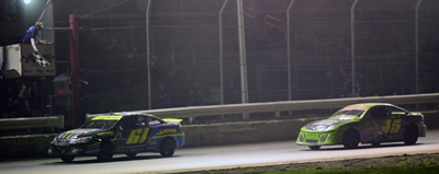 gets to the line first