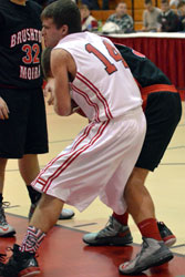 wrestling for the ball