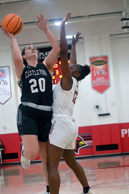 the runner for the score