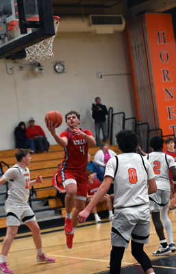 with the lay up attempt