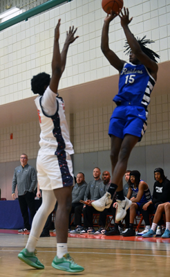 fade away along the baseline