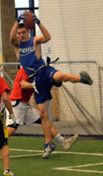 off balance touchdown