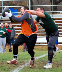 fingertip across the middle fingertip across the middle