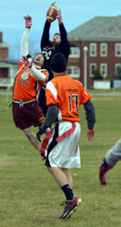 over the defenders over the defenders