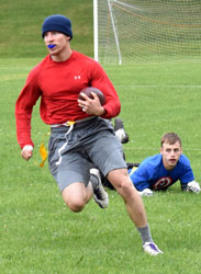 along the sidelines along the sidelines