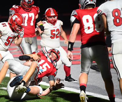 bending to the end zone