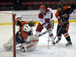 twisting the goalie up