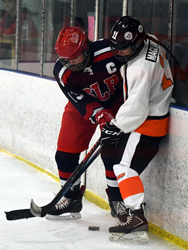 along the boards along the boards