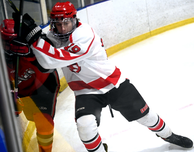 crunch into the glass