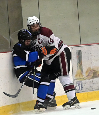 hard hit on the bords