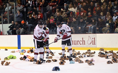 teddy bears on ice