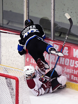 crash into the boards